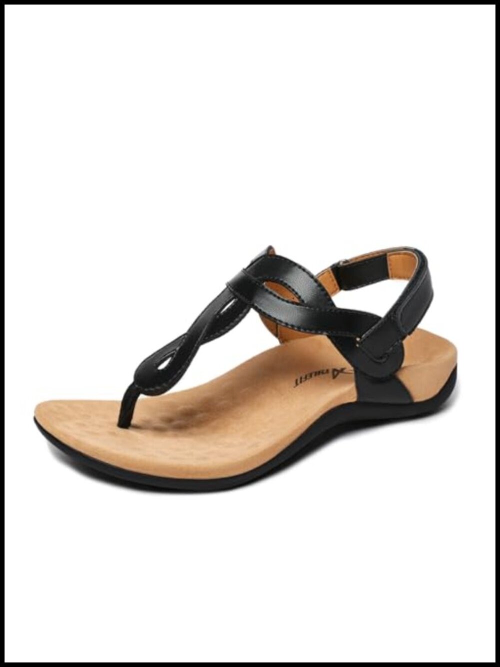 Women's Orthopedic Flat Sandals with Arch Support - Plantar Fasciitis Relief